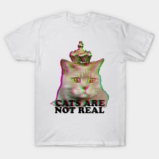 Cats are Not Real T-Shirt